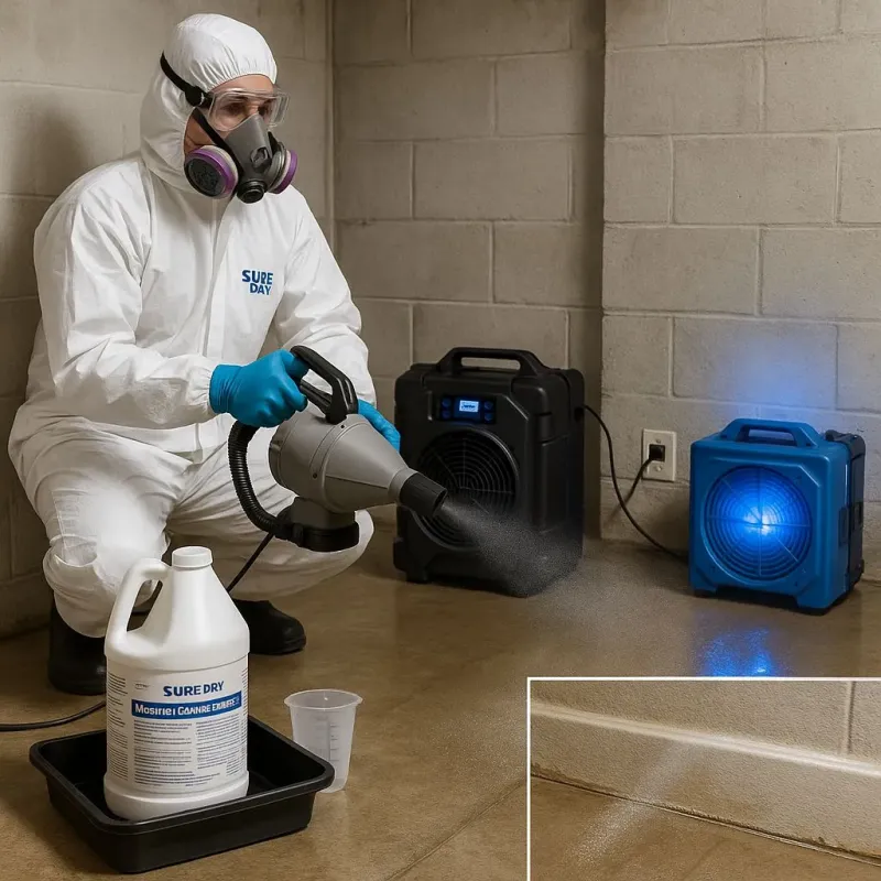 Sanitization and Odor Removal process in Wolf Trap, VA
